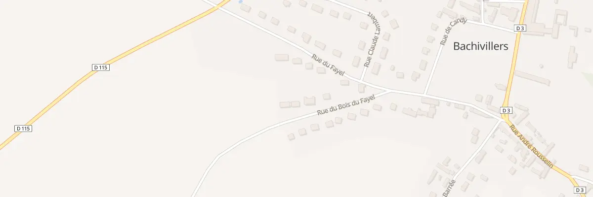 Plan du 11 Rue du Bois du Fayel à Montchevreuil