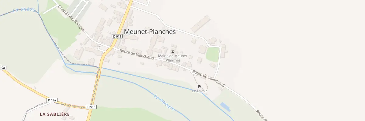 Plan du 5003 Le Bourg à Meunet-Planches