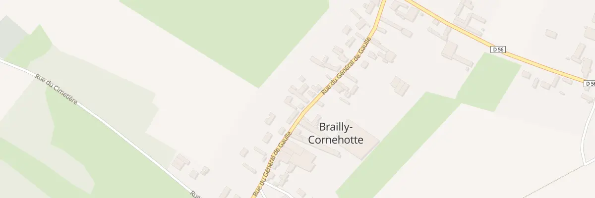 Plan du 18 Rue du Général de Gaulle à Brailly-Cornehotte