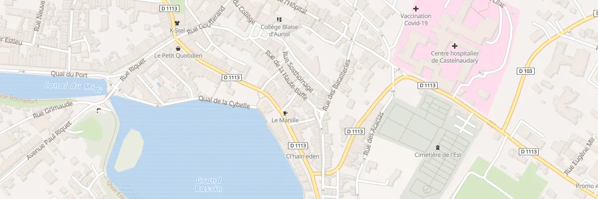 Plan du 17 Rue de la Baffe à Castelnaudary
