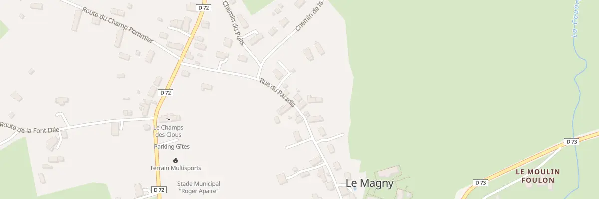 Plan du 17 Rue du Paradis au Magny