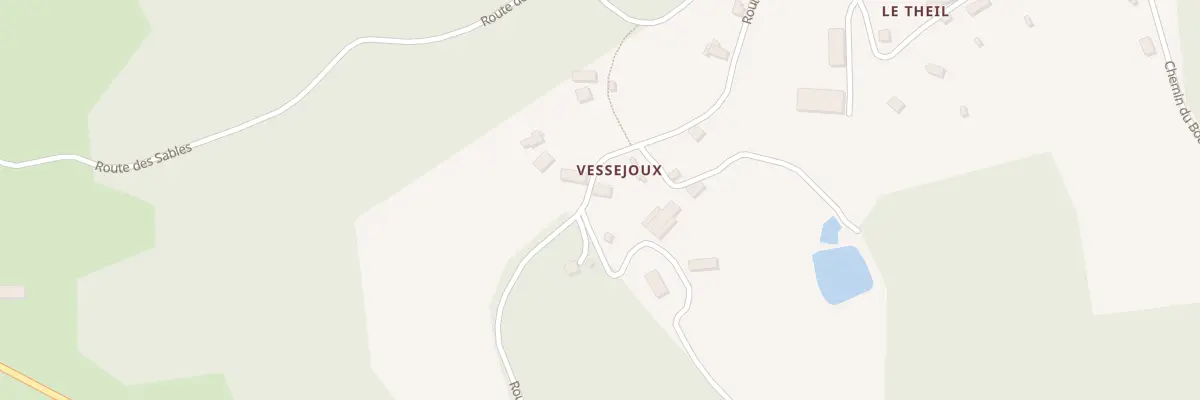 Plan du 5099 Vessejoux à Saint-Pardoux-la-Croisille