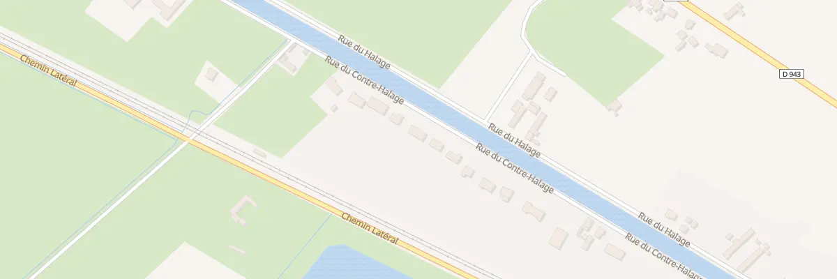Plan du 4146 Rue du Contre Halage aux Attaques
