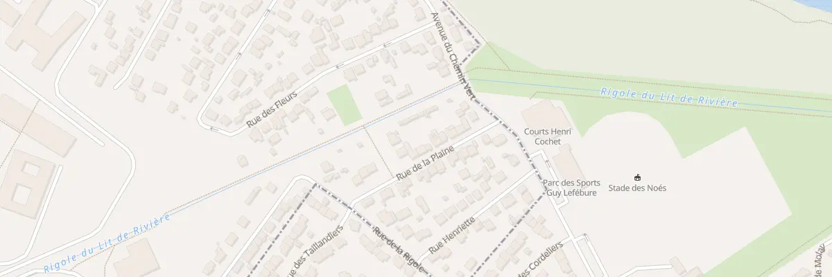 Plan du 14 Rue de la Plaine à La Verrière
