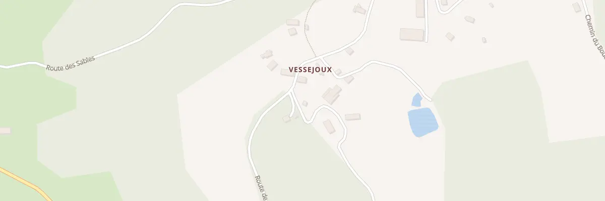 Plan du 331 Rte de Vessejoux à Saint-Pardoux-la-Croisille