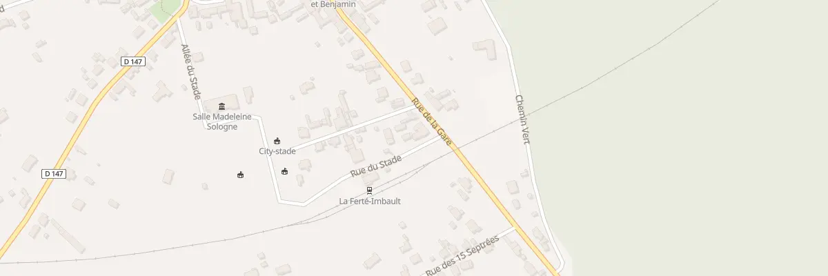 Plan du 46 Rue de la Gare à La Ferté-Imbault