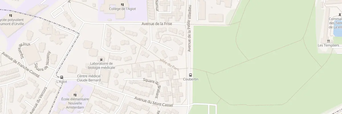 Plan du 16 Sq de l’Yser à Élancourt