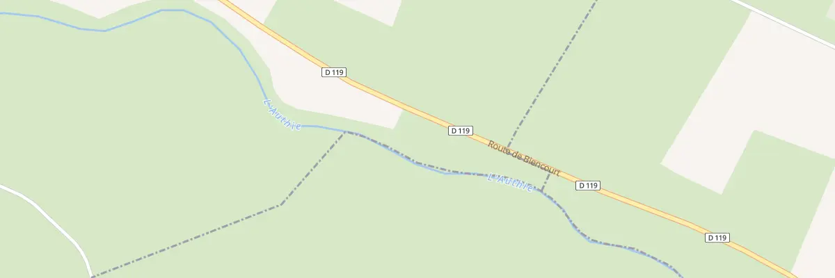 Plan du 9001 Rue de Labroye à Raye-sur-Authie