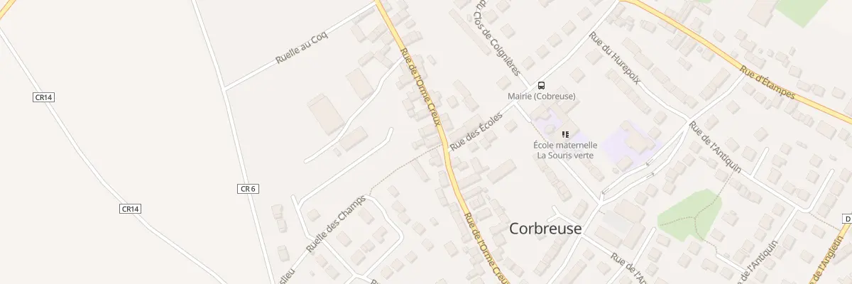 Plan du 36 Rue de l’Orme Creux à Corbreuse