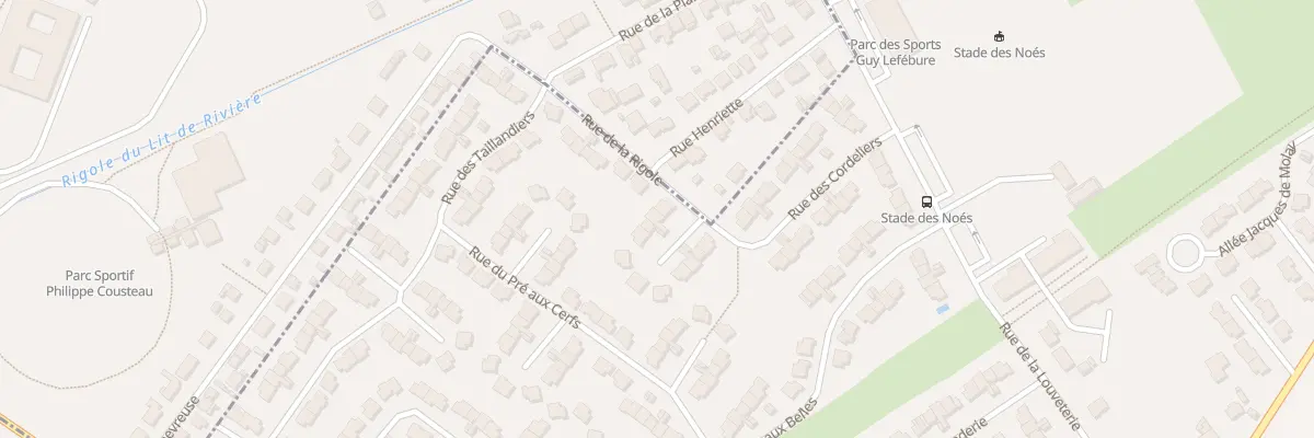 Plan du 4 All des Charpentiers au Mesnil-Saint-Denis