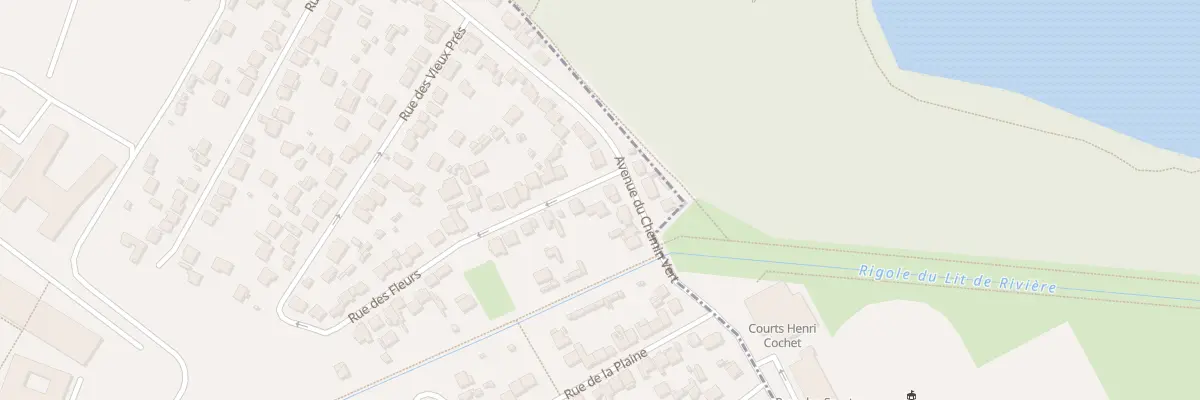 Plan du 1 Rue des Fleurs à La Verrière
