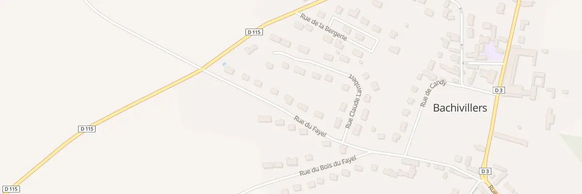 Plan du 10 Rue du Fayel à Montchevreuil
