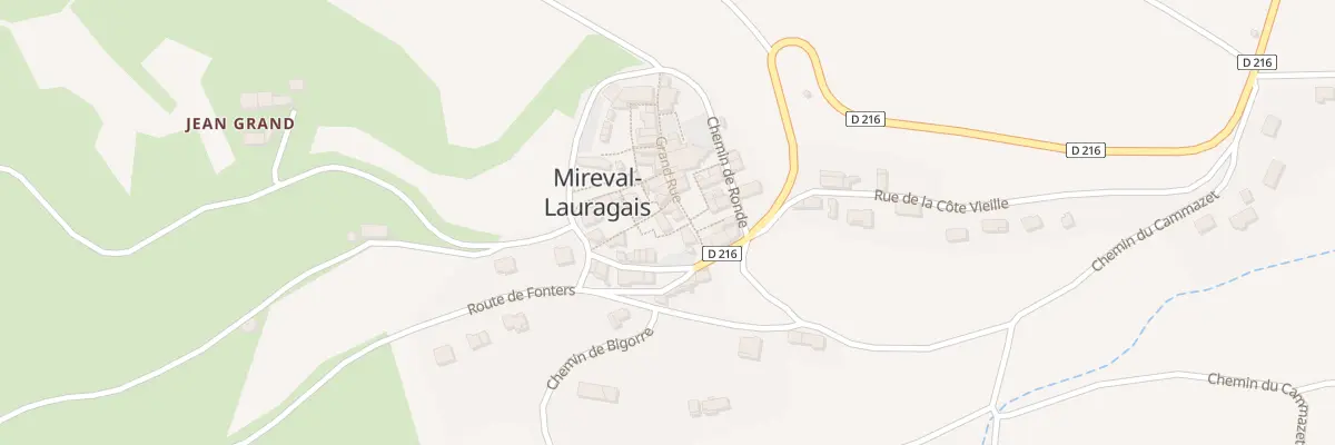 Plan du 4 Rue des Lavoirs à Mireval-Lauragais