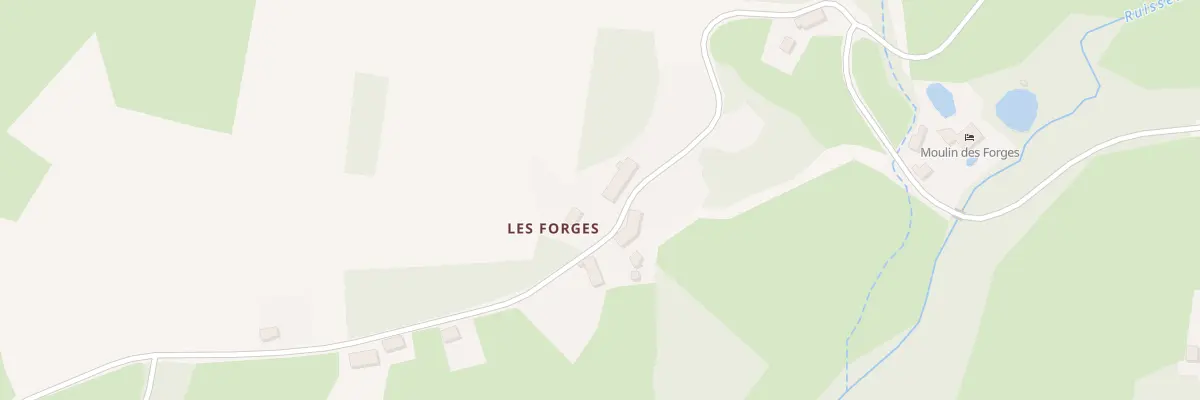 Plan du 8 Les Forges à Moutier-Malcard