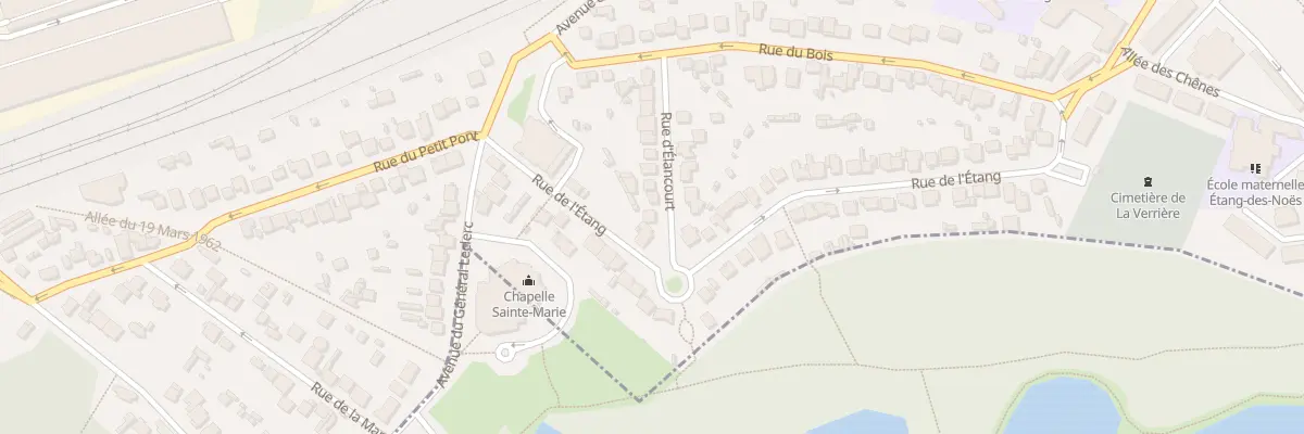 Plan du 1 Rue d’Elancourt à La Verrière