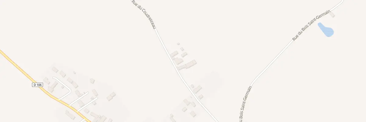 Plan du 408 Rue du Coudresceau à Saint-Lyé-la-Forêt