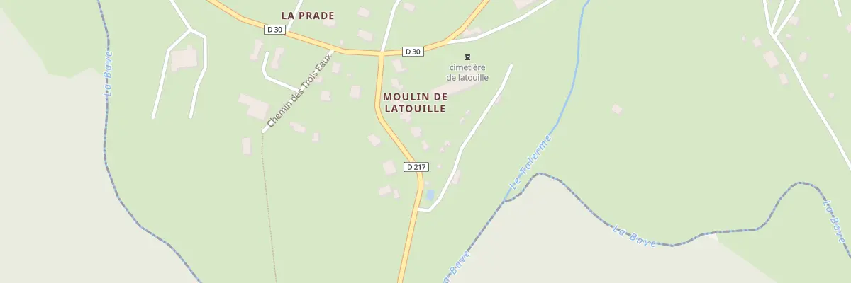 Plan du 5125 Moulin de Latouille à Latouille-Lentillac