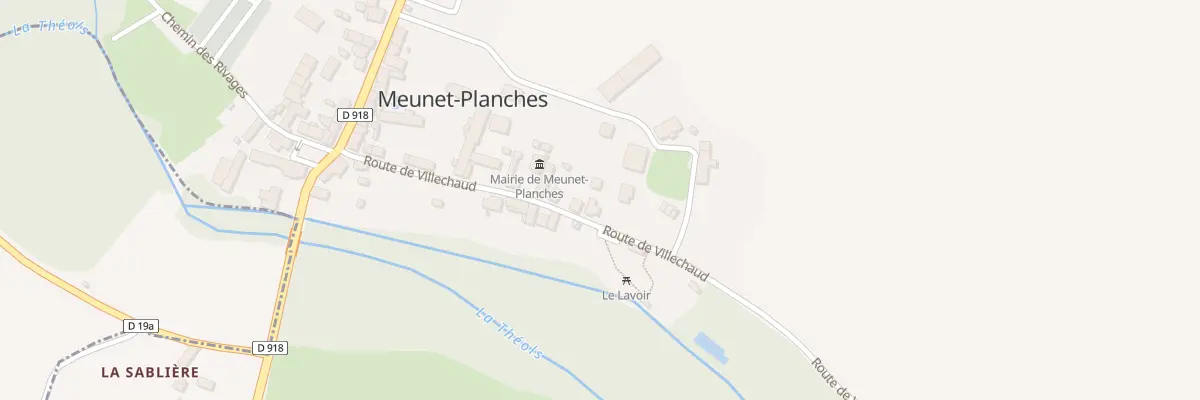 Plan du 5004 Le Bourg à Meunet-Planches