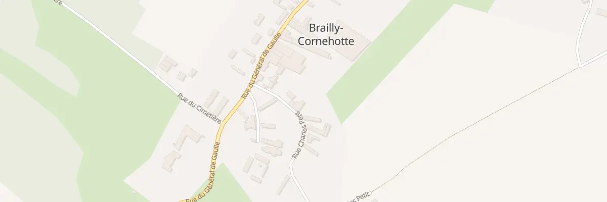 Plan du 3 Rue Charles Petit à Brailly-Cornehotte