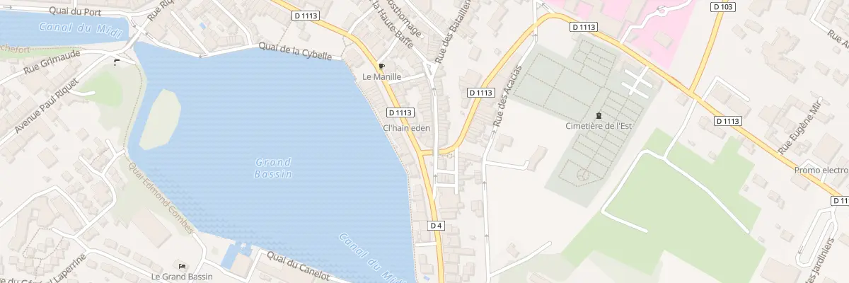 Plan du 2B Av Francois Mitterand à Castelnaudary