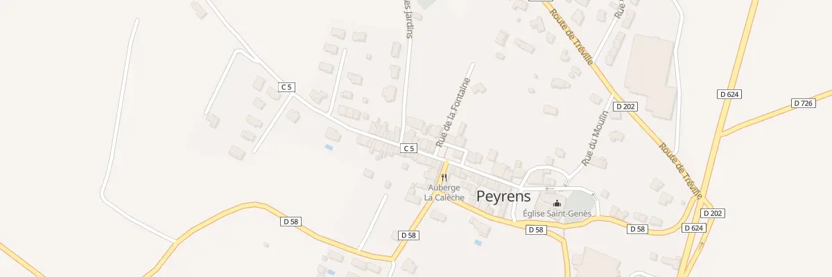 Plan du 18 Gr Grand Rue à Peyrens