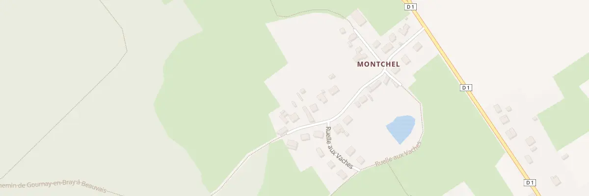 Plan du 14 Rue du Hameau de Montchel à Savignies
