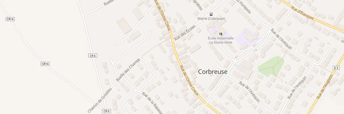 Plan du 40 Rue de l’Orme Creux à Corbreuse