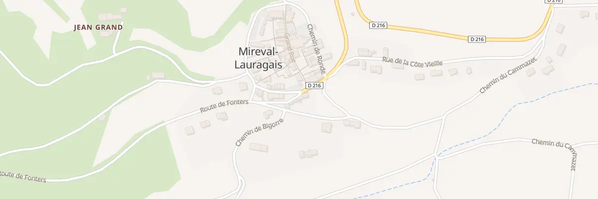 Plan du 1 Pl de l’Abreuvoir à Mireval-Lauragais