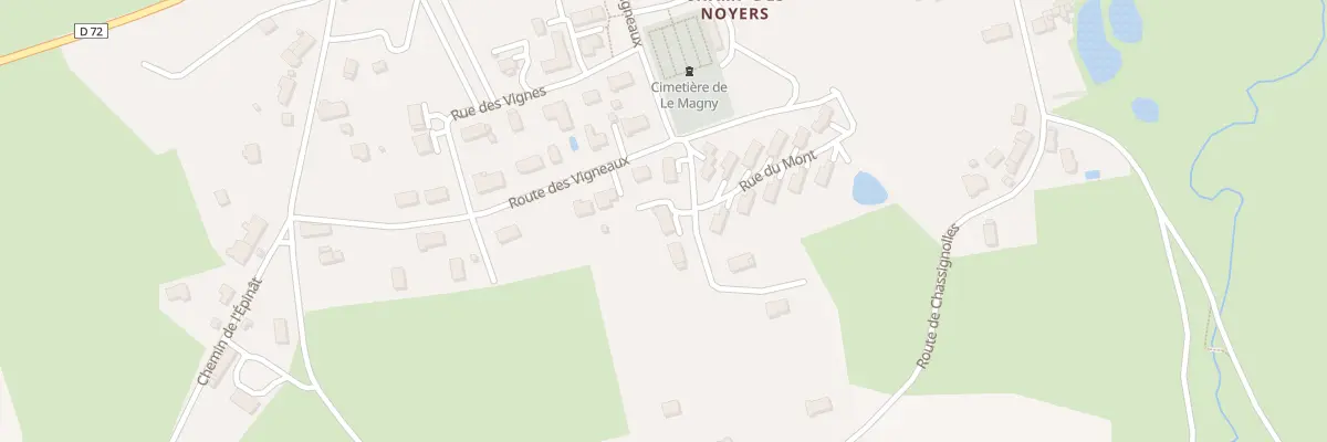Plan du 4 Rue du Noyer au Magny