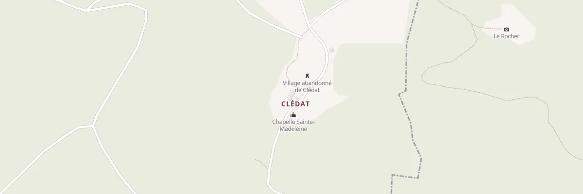 Plan du 5035 Cledat à Grandsaigne