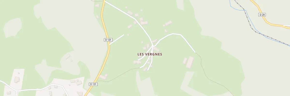 Plan du 12 Les Vergnes à Champagnac-la-Prune
