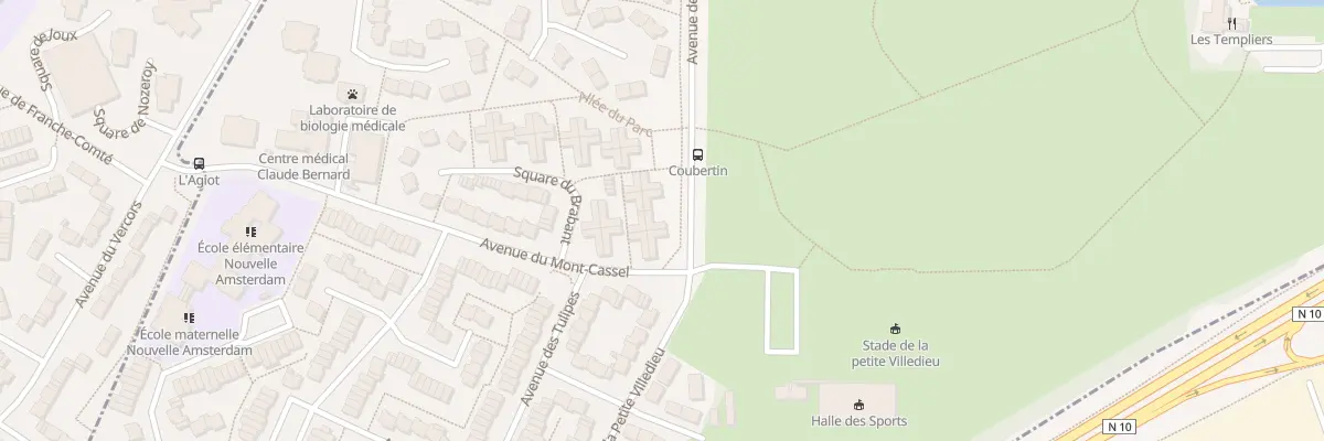 Plan du 37 Av de la Petite Villedieu à Élancourt