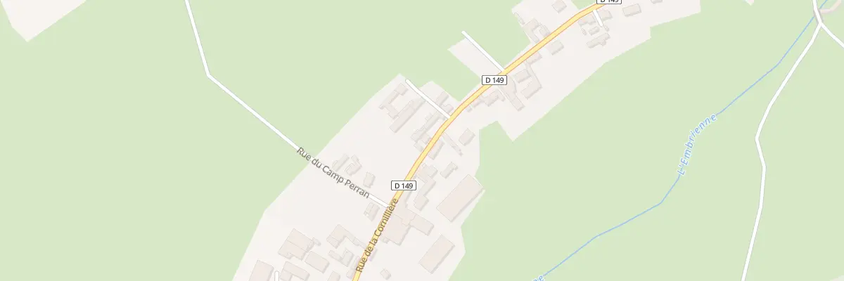 Plan du 28 Rue de la Cornilliere à Embry