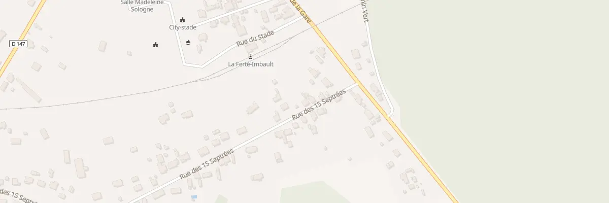 Plan du 57 Rue des Quinze Septrees à La Ferté-Imbault