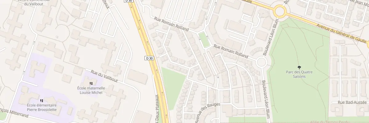 Plan du 44 Rue Jean-Antoine Chaptal à Plaisir