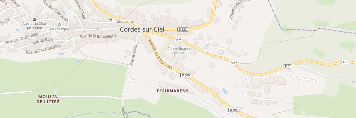 Plan du 4 Rue des Écoles à Cordes-sur-Ciel