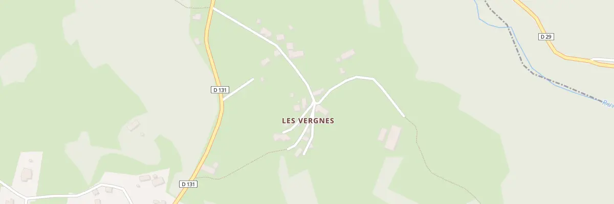 Plan du 5058 Les Vergnes à Champagnac-la-Prune