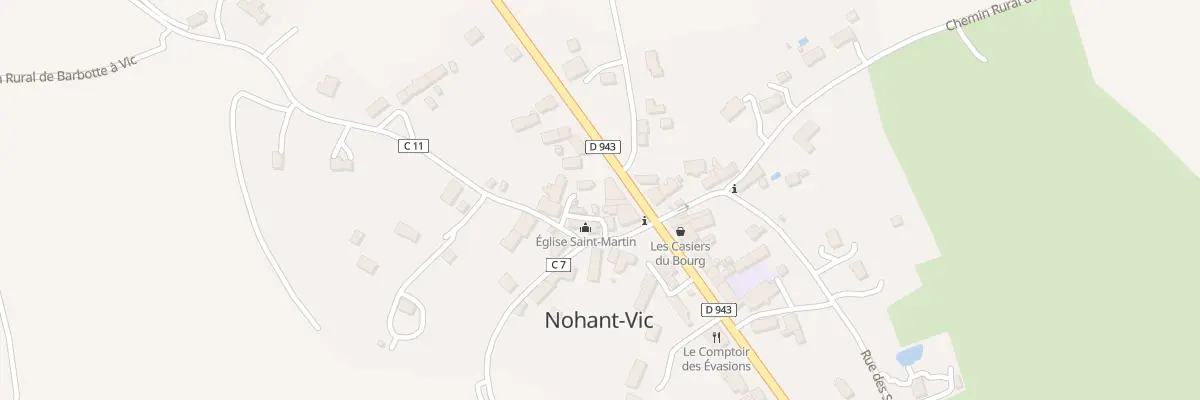 Plan du 4 Pl Saint-Martin à Nohant-Vic