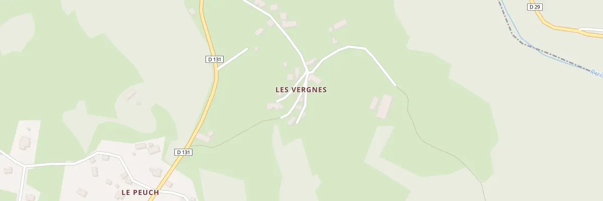 Plan du 16 Les Vergnes à Champagnac-la-Prune
