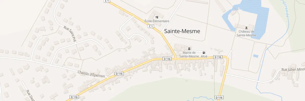 Plan du 16 Rue Charles Legaigneur à Sainte-Mesme