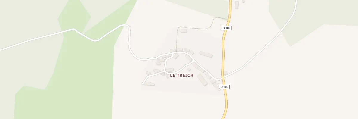 Plan du 6 Treich à Tarnac
