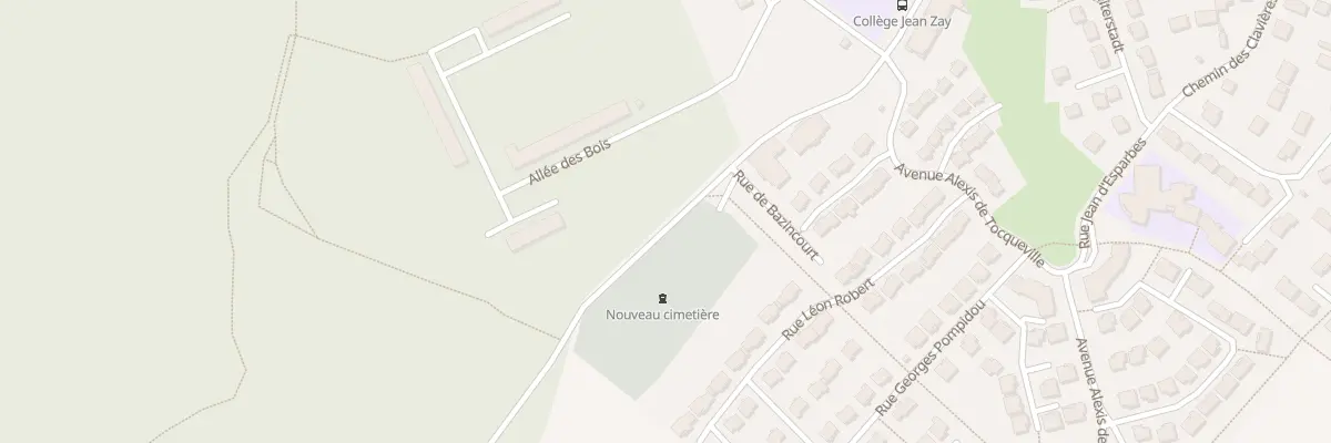 Plan du 4 All des Bois à Verneuil-sur-Seine