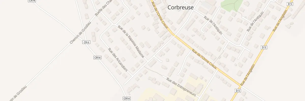 Plan du 6 Rue du Cordier à Corbreuse