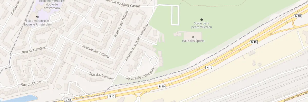 Plan du 10 Rue de Bruges à Élancourt