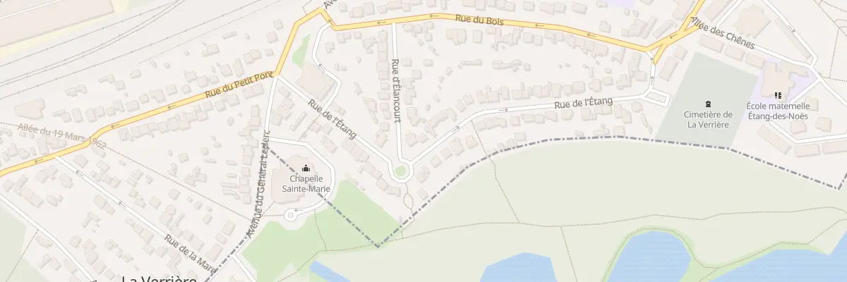 Plan du 15 Rue de l’Etang à La Verrière
