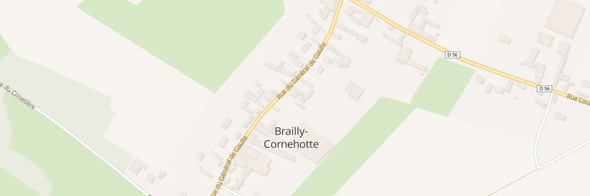 Plan du 15 Rue du Général de Gaulle à Brailly-Cornehotte