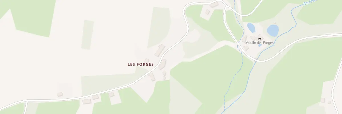 Plan du 3 Les Forges à Moutier-Malcard