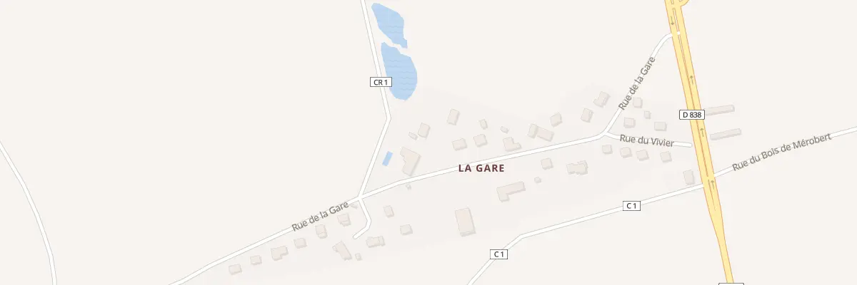 Plan du 16 Rue de la Gare à Saint-Escobille