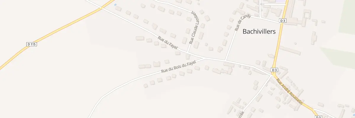 Plan du 11 Rue du Fayel à Montchevreuil