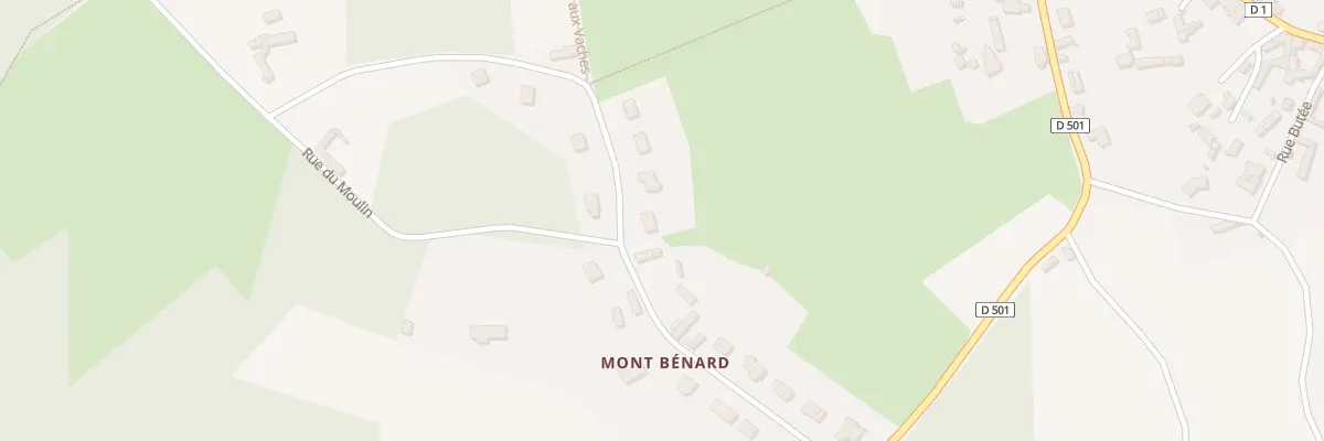 Plan du 16 Hameau du Mont Bénard à Savignies